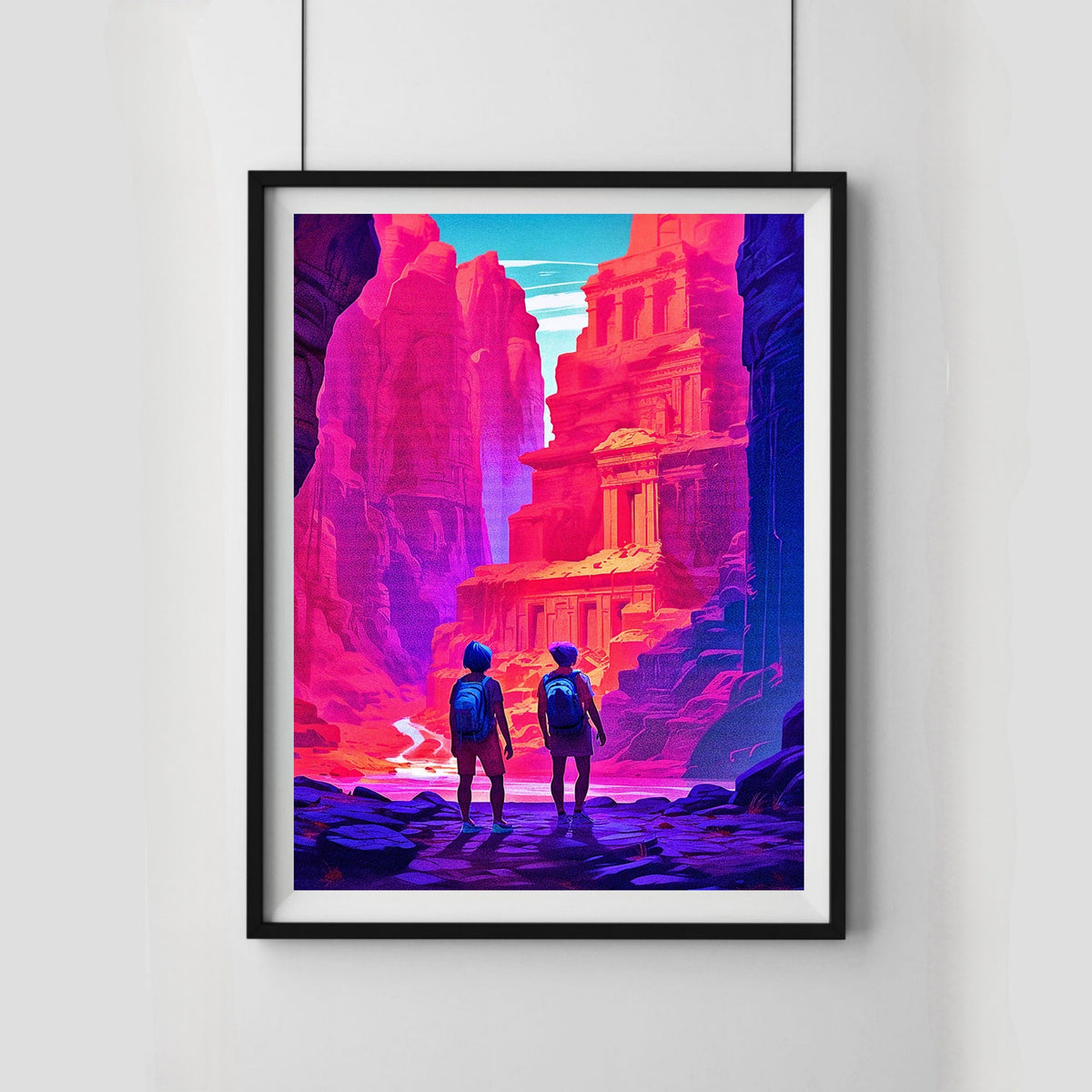 PETRA Digital Art Print: Modern Nature Illustration (Instant Download)
