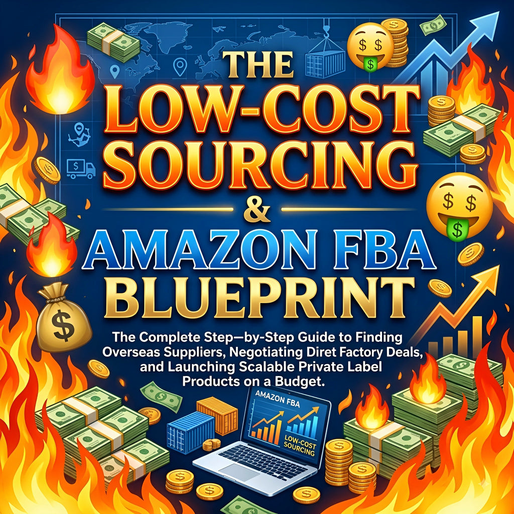 The Low-Cost Sourcing & Amazon FBA Blueprint: How to Find Overseas Suppliers, Negotiate Direct Factory Deals, and Launch Scalable Private Label Products on a Budget