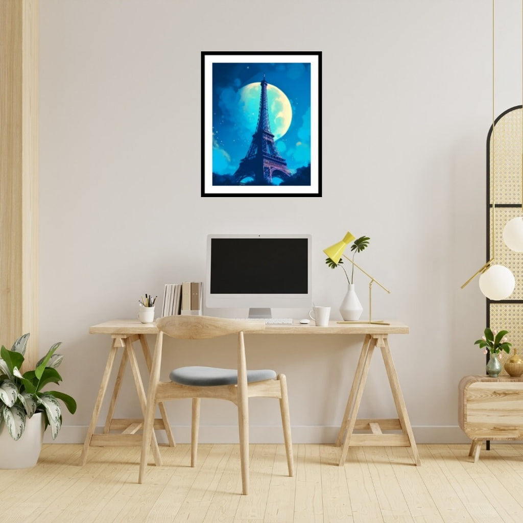 Elegant Parisian Charm: Digital Art Print, Wall Art, Home Decor, Printable Illustration