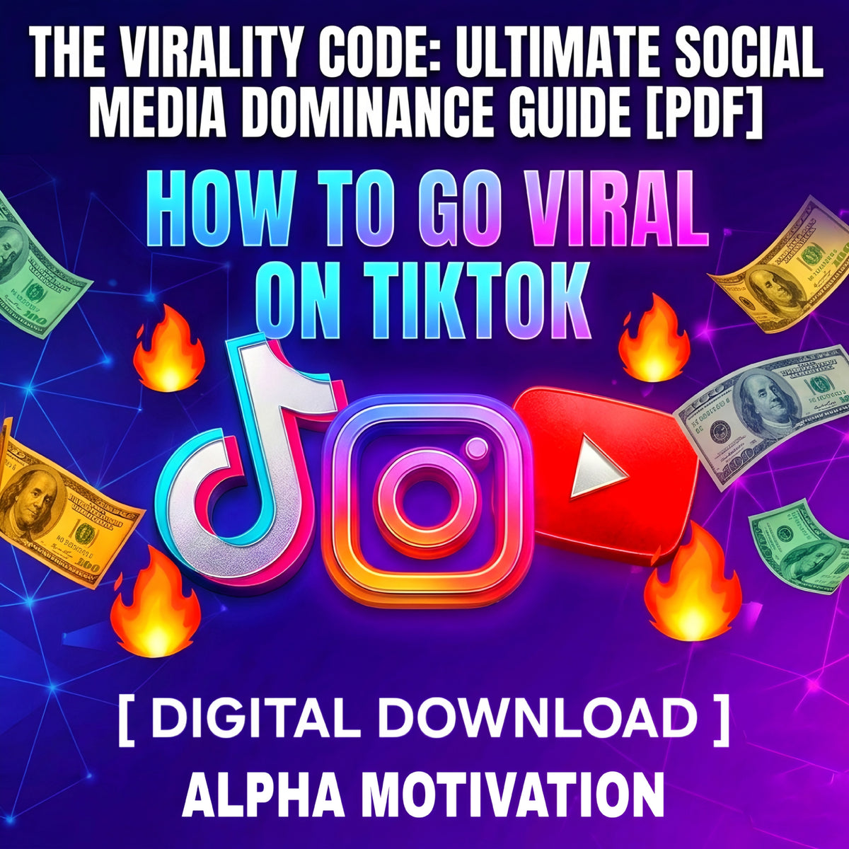 Social Media Virality Guide PDF: How to Go Viral on TikTok, Instagram Reels & YouTube Shorts | Viral Marketing Strategy & Organic Growth Playbook