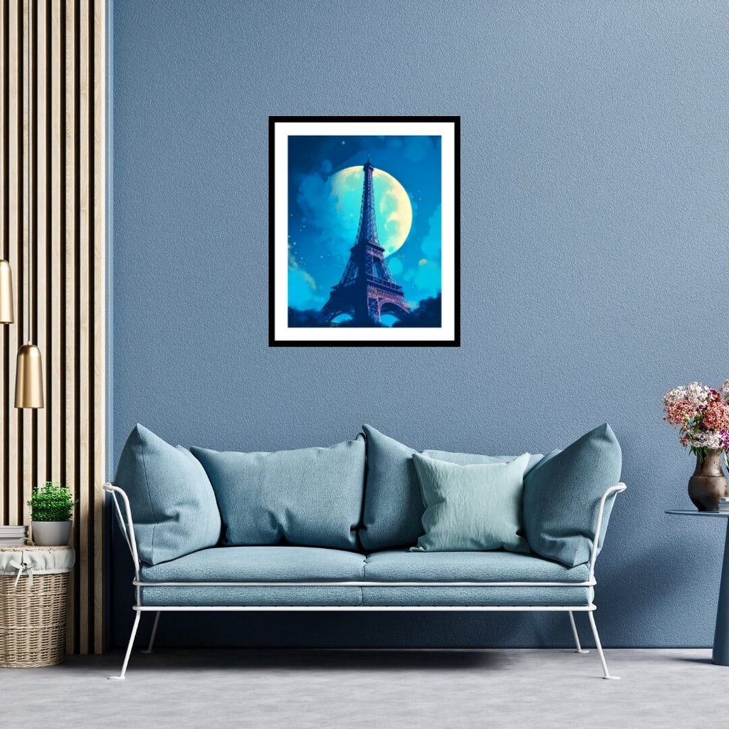Elegant Parisian Charm: Digital Art Print, Wall Art, Home Decor, Printable Illustration