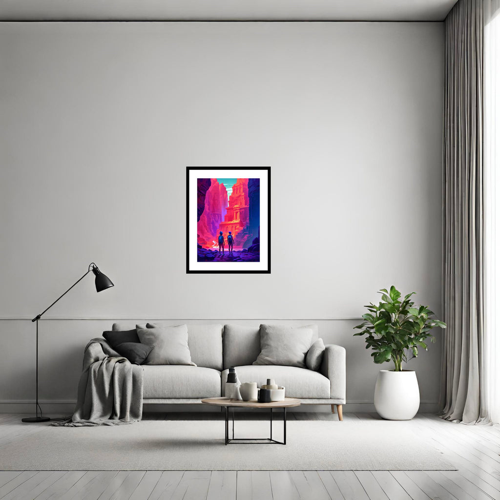 PETRA Digital Art Print: Modern Nature Illustration (Instant Download)